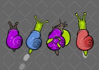 Animated top down snail game asset screenshot, image №2179680 - RAWG