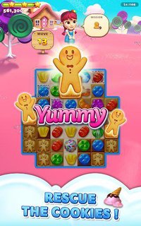 Sweet Road: Cookie Rescue Free Match 3 Puzzle Game screenshot, image №1561080 - RAWG