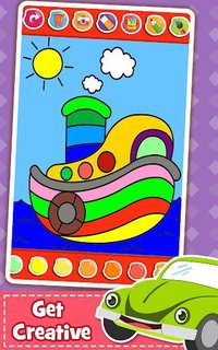 Cars Coloring Book for Kids - Doodle, Paint & Draw screenshot, image №1426128 - RAWG