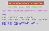 Minesweeper for Commodore 64 and VIC-20 screenshot, image №3769557 - RAWG