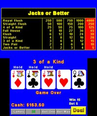 Plain Video Poker screenshot, image №243332 - RAWG