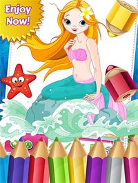 Mermaid Princess Colorbook Drawing to Paint Coloring Game for Kids screenshot, image №1632765 - RAWG
