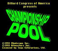 Championship Pool screenshot, image №735035 - RAWG