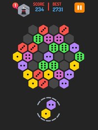 Merge Blocks - Merging hexagon puzzle fun game, rotate and merged screenshot, image №2035127 - RAWG