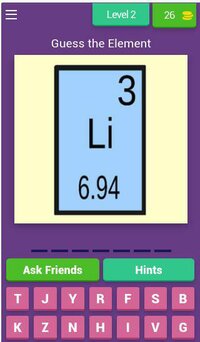 Guess The Periodic Table Quiz screenshot, image №2508902 - RAWG