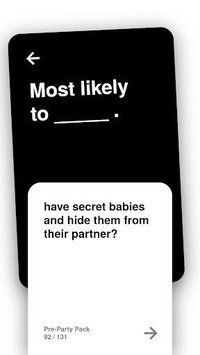 Most Likely To: Dirty & Evil Drinking Game screenshot, image №1472359 - RAWG