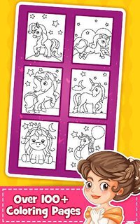 Unicorn Coloring Book - Games for Girls (No Ads)🎨 screenshot, image №1427936 - RAWG