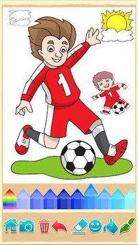 Football coloring book game screenshot, image №1555543 - RAWG