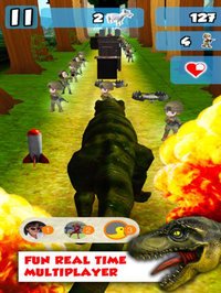 A Rex Rampage With 3D - Dangerous Dinosaurs Walking & Run-ning to Destroy & Devour Everything! screenshot, image №892743 - RAWG
