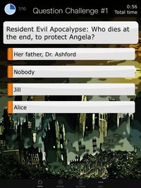 Zombie Quiz App for the Resident Evil Movies screenshot, image №1650051 - RAWG
