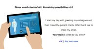 When and where to check your email - for clinics screenshot, image №2776344 - RAWG