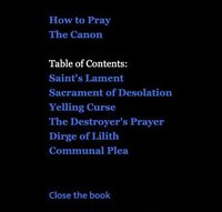 BOOK OF PRAYERS screenshot, image №2175250 - RAWG