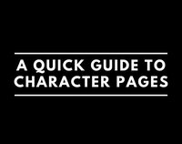 A Quick Guide to Character Pages screenshot, image №3313286 - RAWG