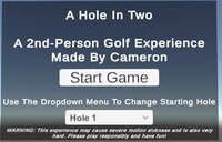 A Hole In Two VR - A 2nd Person Golf Experience screenshot, image №3775156 - RAWG