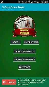 Five Card Draw Poker - Free screenshot, image №1453065 - RAWG
