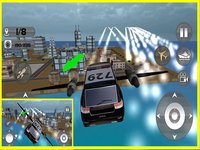 Floating Police Car Flying Cars – Futuristic Flying Cop Airborne flight Simulator FREE game screenshot, image №1647093 - RAWG