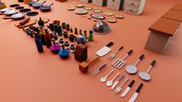 low poly kitchen 3D assets screenshot, image №3660721 - RAWG