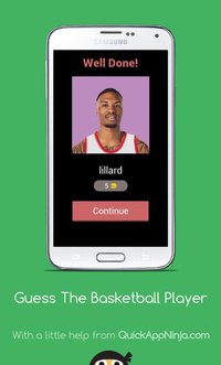 Guess The Basketball Player QUIZ APP screenshot, image №2232859 - RAWG