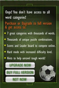 Word Search Soccer Lite screenshot, image №951891 - RAWG