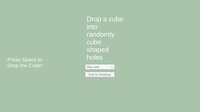 Drop a cube into randomly cube shaped holes screenshot, image №3852024 - RAWG