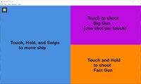 Multi-touch interface with floating virtual joystick and two types of guns screenshot, image №2626639 - RAWG
