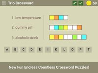 Trio Crossword - Word Puzzle screenshot, image №1372112 - RAWG