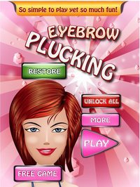 Hairy Eyebrow Plucking Salon Game - Beautiful brows for trendy princess pou girls FREE screenshot, image №953876 - RAWG