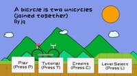 A bicycle is two unicycles screenshot, image №2891920 - RAWG