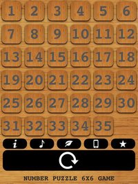 Number Puzzle 6X6 Slider Free screenshot, image №952739 - RAWG