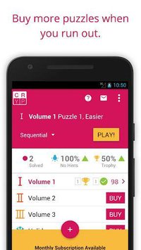 Cryptogram Cryptoquote Puzzle screenshot, image №1485429 - RAWG