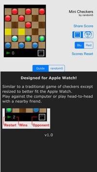Mini Checkers screenshot, image №1331640 - RAWG
