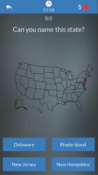 USA States and Capitals Quiz screenshot, image №2928311 - RAWG