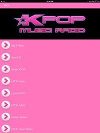 A KPOP Music Radio App - Korean Pop Music For Fans Of for K-pop,snsd,exo,Big Bang,2PM,Beast,TXXQ,Boyfriend,U-Kiss,Block B,Infinite,Mblaq,CN Blue,FTIsland,GDragon,Sungri,Girls GEneration,Yoona,Yuri,BOA screenshot, image №1629748 - RAWG