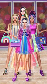 Rainbow Girls Dress Up screenshot, image №1565200 - RAWG