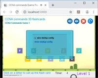 CramFLASH CCNA router commands 30 Random FlashCards screenshot, image №2171653 - RAWG