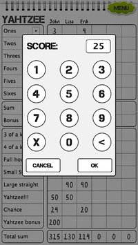 Yahtzee scoresheet screenshot, image №1403278 - RAWG