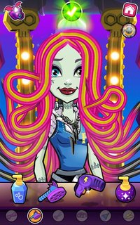 Monster High Beauty Shop: Fangtastic Fashion Game screenshot, image №1450014 - RAWG