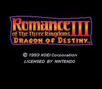 Romance of the Three Kingdoms III: Dragon of Destiny screenshot, image №740116 - RAWG