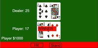 Simple Blackjack(21) game screenshot, image №2262366 - RAWG