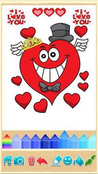 Valentines love coloring book screenshot, image №1555458 - RAWG