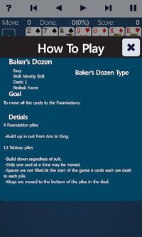 Baker's Dozen Solitaire screenshot, image №1466794 - RAWG