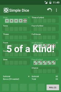 Simple Dice screenshot, image №1435817 - RAWG