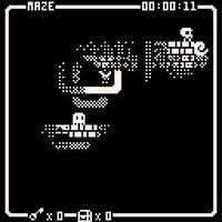 The Pixel Maze: 1-bit Adventure Game screenshot, image №3049553 - RAWG