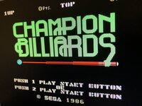 Champion Billiards remake for MSX 8bit computers screenshot, image №2422198 - RAWG