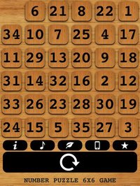 Number Puzzle 6X6 Slider Free screenshot, image №952729 - RAWG