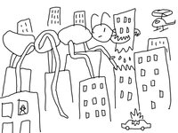 Giant ant attacks the city screenshot, image №2864665 - RAWG