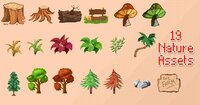 19 detailed pixel 2D Nature game assets screenshot, image №3648613 - RAWG