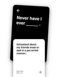 Never Have I Ever: Dirty & Evil Drinking Game screenshot, image №1472338 - RAWG