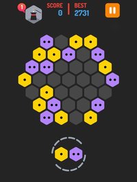 Merge Blocks - Merging hexagon puzzle fun game, rotate and merged screenshot, image №2035129 - RAWG