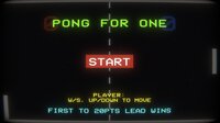 Pong For One (nil knight) screenshot, image №3669320 - RAWG